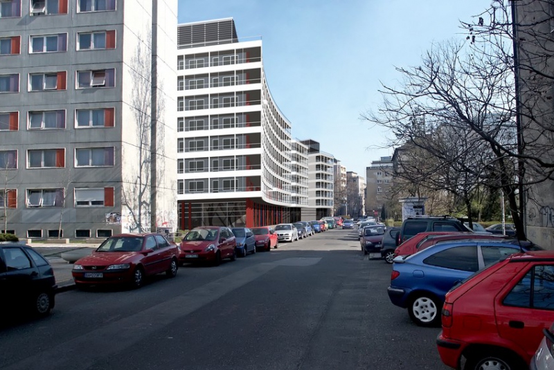 Návrh mestského obytného bloku Stein, Bratislava