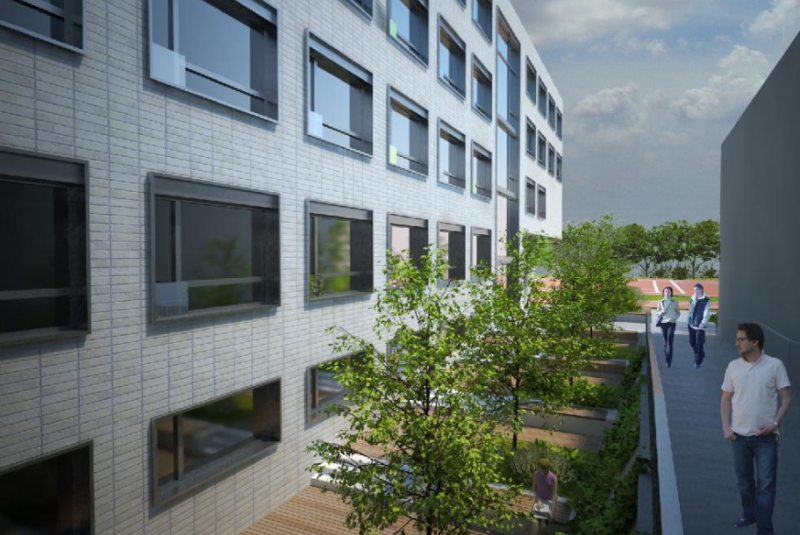 Projekty / BISB Bratislava - Nová budova školy pre 2. stupeň a I