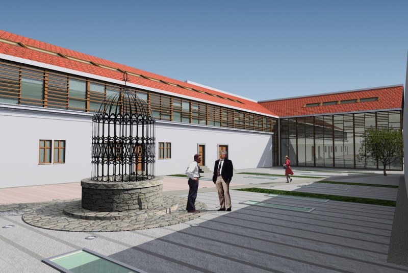 Obnova a nadstavba historickej radnice v Modre
